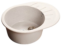 Granfest Мойка кухонная Rondo GF-R580L Белый – фотография-1